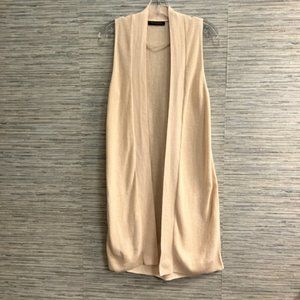 BANANA REPUBLIC - Sz S - Beige Sleeveless Long Sweater - EUC!